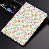 Coque pour iPad (24.638, modèle 2018/2017, 6ème / 5ème génération) Smart Cover ultra mince et légère, aquarelle, motif Sweet Delicious Donuts avec diverses saveurs Sprinkles St, Smart Covers Auto Wake