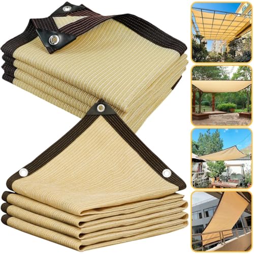 Filet camping rectangulaire noir pour bloquer la chaleur du soleil