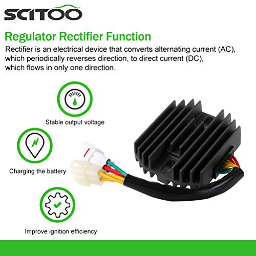 Scitoo Voltage Regulator Rectifier 2001-2008 For Arctic 400 2000-2009 For Arctic 500 2007-2009 For Suzuki Bandit 1250S #TOP2