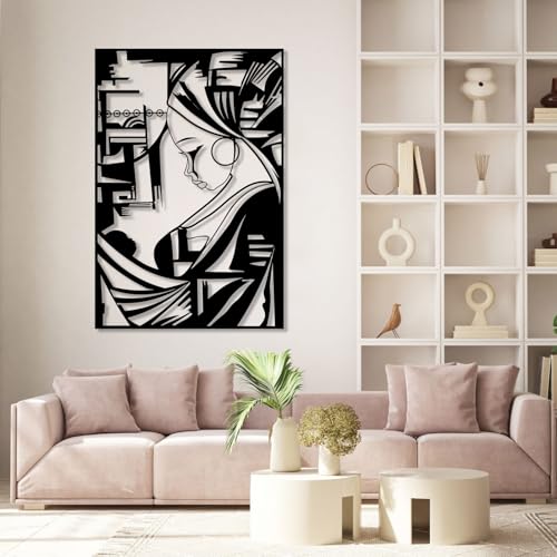 Art féminin en métal pour sublimer un salon contemporain