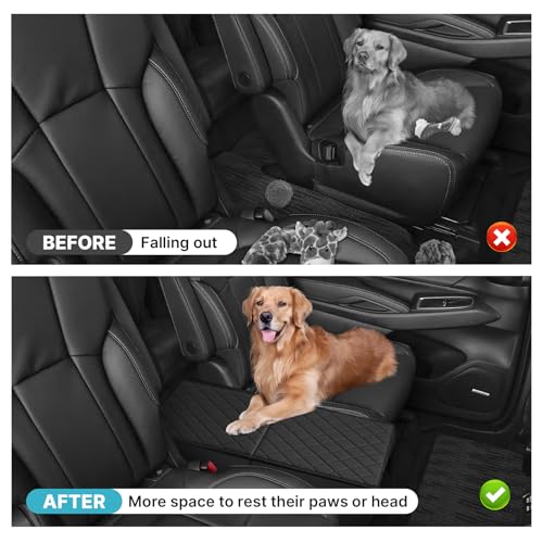 Image of Mixsuper Liner Car Seat Organizer for Subaru Ascent 2019-2026, Console Organizer Backseat Box for Subaru Ascent, Dog Toy Foldable Storage Bin Collapsible Box Kids Toys Baby Supplies Travel Accessories