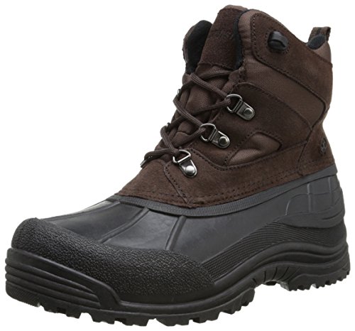 Northside Men's Tundra Snow Boot, Dark Brown, 13 M US