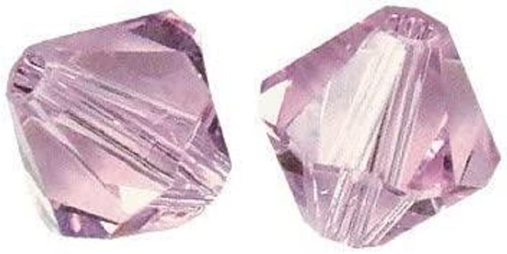 RAYHER HOBBY 14198314 Swarovski crystal beads: 3 mm-Pack of 50 pieces, Purple