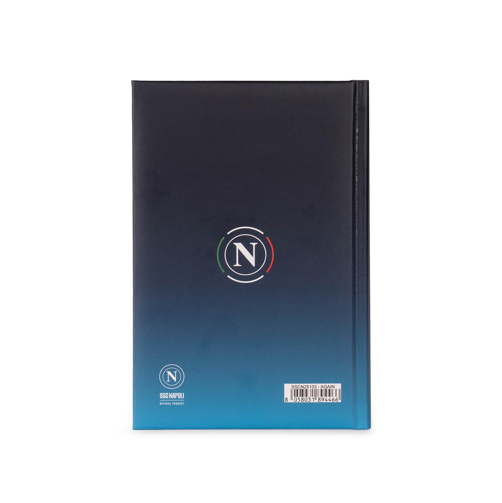 Colourbook - Diario Scuola Napoli, Diario 12 Mesi, Anno 2025 2026, Campioni D'Italia, Licenza Ufficiale (Again)