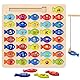RunHero Montessori Spielzeug ab 1 Jahre Magnetische Angelspiel Holz Magnetspiel Magnete Motorikspielzeug Sortierspiel Kinderspielzeug für Kinder