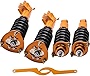 maXpeedingrods Coilovers Adjustable Height for Dodge Caliber for Jeep Compass/Patriot (MK), 2007-2012, Spring Shock Absorber Suspension Kit Strut, Amortiguador Lowering Kits Twin-tube Structure