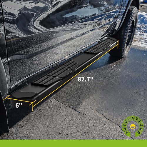 Estribos para Ford F150 SuperCrew Cab 2009-2014 6 pulg miniatura 6