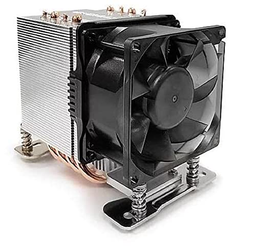 Inter-Tech A-35 Processeur Refroidisseur 8 cm Aluminium, Noir