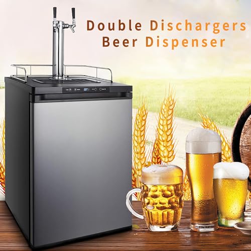 Distributore di birra commerciale con temperatura e flusso regolabili, ideale per bar domestici ed eventi all'aperto