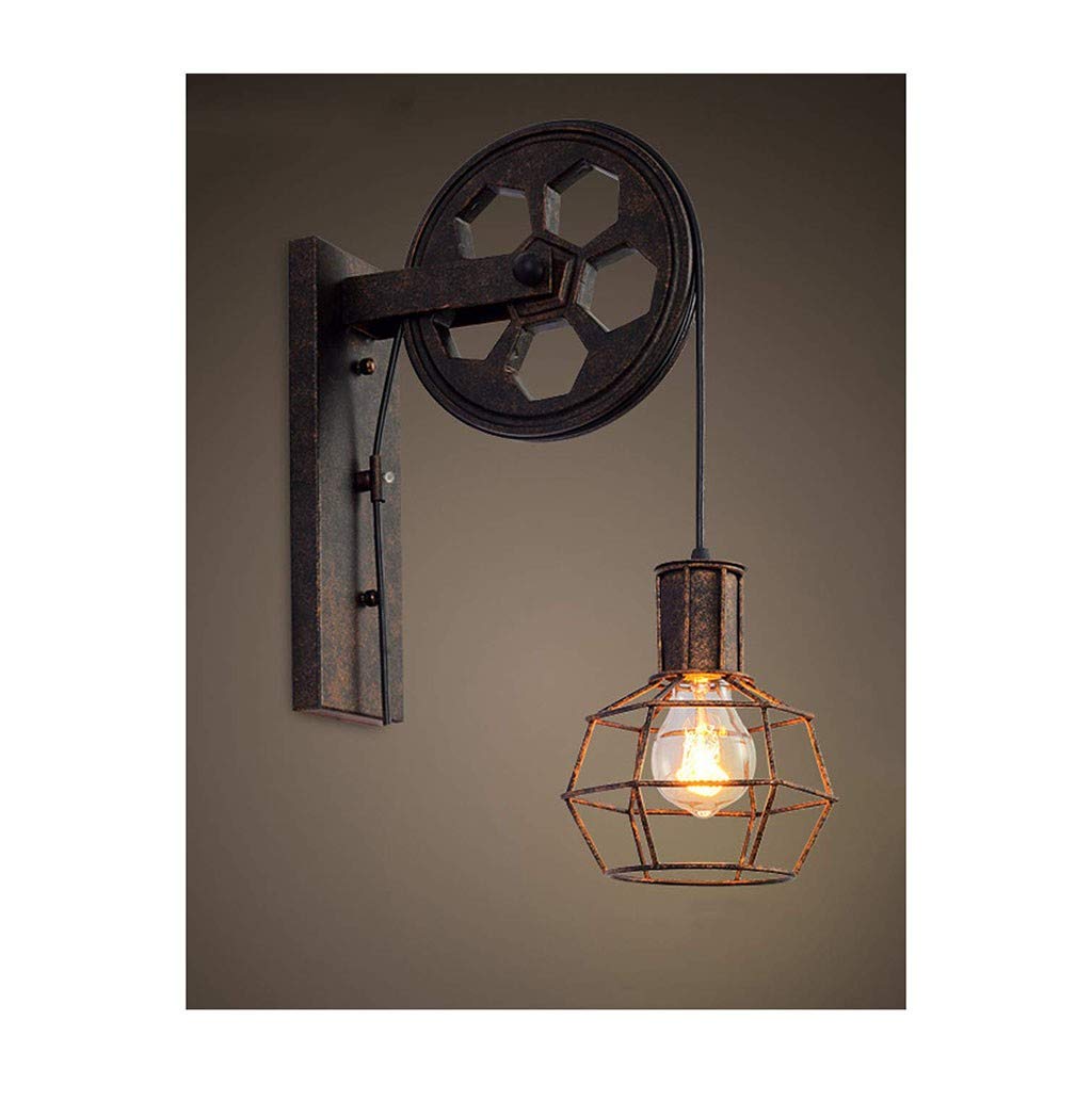 Lámpara de Pared E27 Aplique Iluminación Interior Bajo Consumo