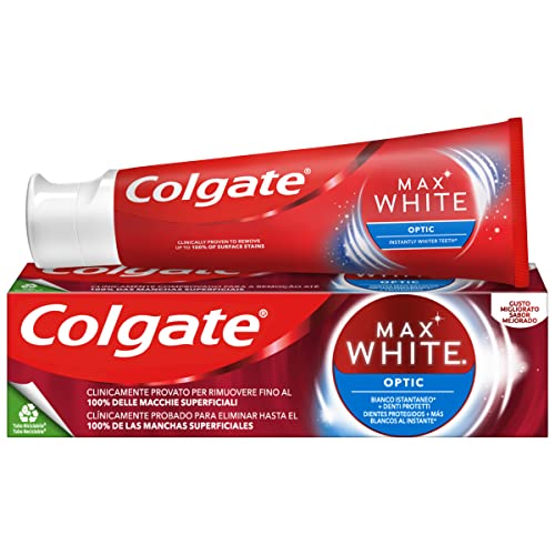 Colgate Max White Optic, Pasta de Dientes - 75 ml