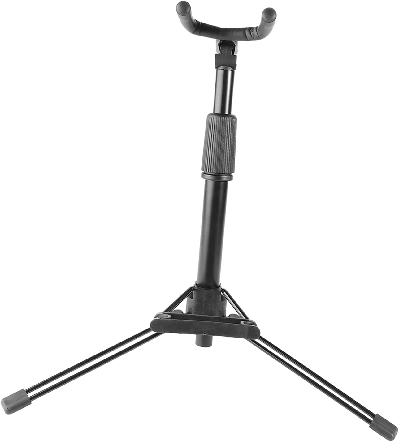 Folding Violin Tripod Holder, Foldable Wind Instrument Stand for Violin Ukulele Banjo Electric Synth, Portable Triangular Base with Foam Protection for Musicians On the