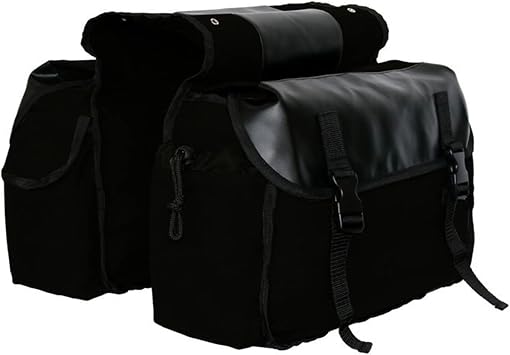 Shkalacar Motorcycle Saddle bags,Multifunctional Travel Riding Bag, Motorcycle Saddlebag Side Tool Bags Cycling Luggage Bag Riding Travel Canvas Waterproof Panniers Box Side Tools Bag Pouch