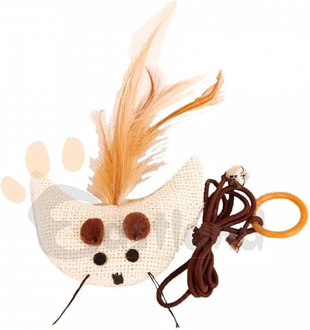 Beeztees Eastland-Eastland İpli Peluş Kedi Oyuncağı 8,5 cm