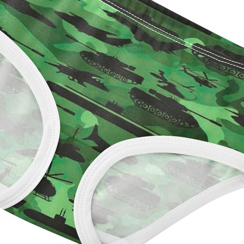 Cool Military Camouflage Green Girls Underwear Toddler 2t Cotton Cute Panties Girl Animal Kids Briefs Undies4