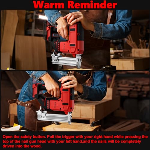 Cordless Brad Nailer Compatible with Milwaukee Battery