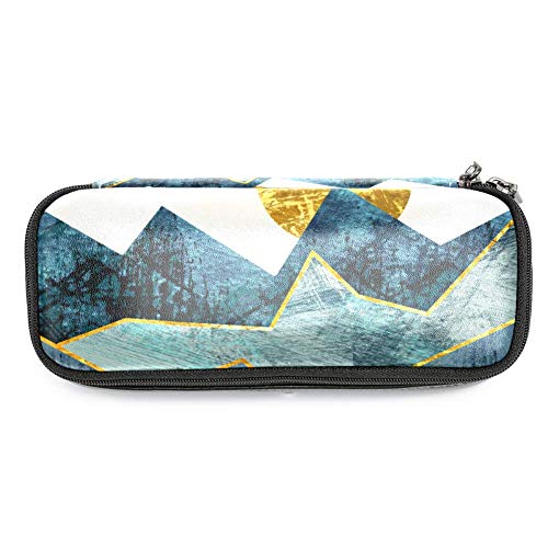 Preisvergleich Produktbild Personalisierbares farbiges Federmäppchen, Kapazität, Stifteetui, Doppelreißverschluss, Schreibwaren-Tasche, Kosmetiktasche mit Fächern für Mädchen, Jungen und Erwachsene