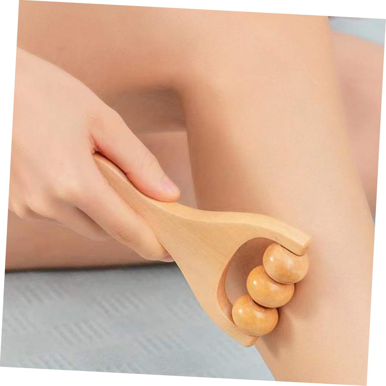 PACKOVE 4 Sätze Massagegerät-set Handroller Gelenke Erwachsene Tragbar Rollen Massagerolle Handflächenmassagegerät Bausatz Massagegerät Für Nacken Bein Bob Bausätze Holz 3 Stücke * 4