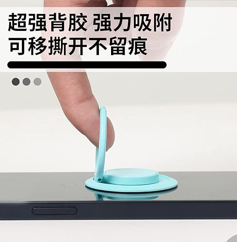 Miniatura 6 de Ranyi Funda para Blackview A53, Blackview A53 Pro, funda delgada y flexible de TPU sólido con soporte de anillo giratorio de 360 grados, funda de