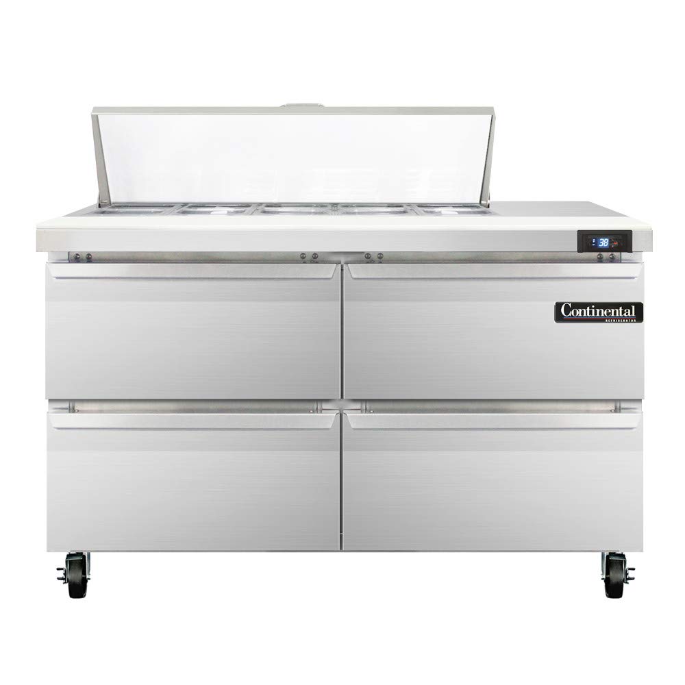 SW48-10C-D Sandwich Unit by Continental Refrigerator – Model SW48-10C D