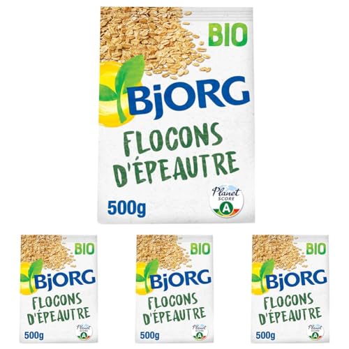 BJORG - Flocons D'épeautre Bio Complet - Riches En Fibres...