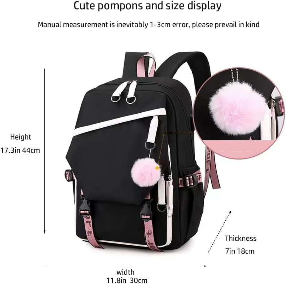 Miniatura 6 de Mochila de moda para computadora portátil de dibujos animados, bolsas ligeras, bolsa de escuela, múltiples bolsillos, bolsa de viaje al aire libre,