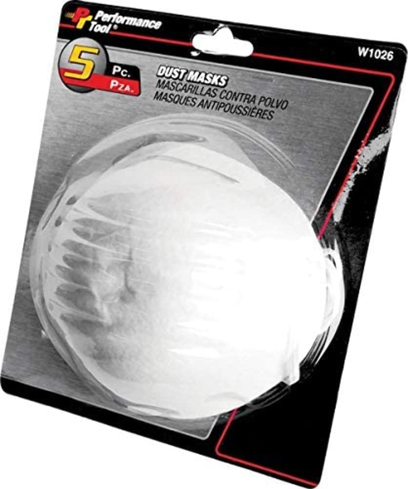 Amazon.com: Performance Tool W1026 Disposable Dust Masks - 5