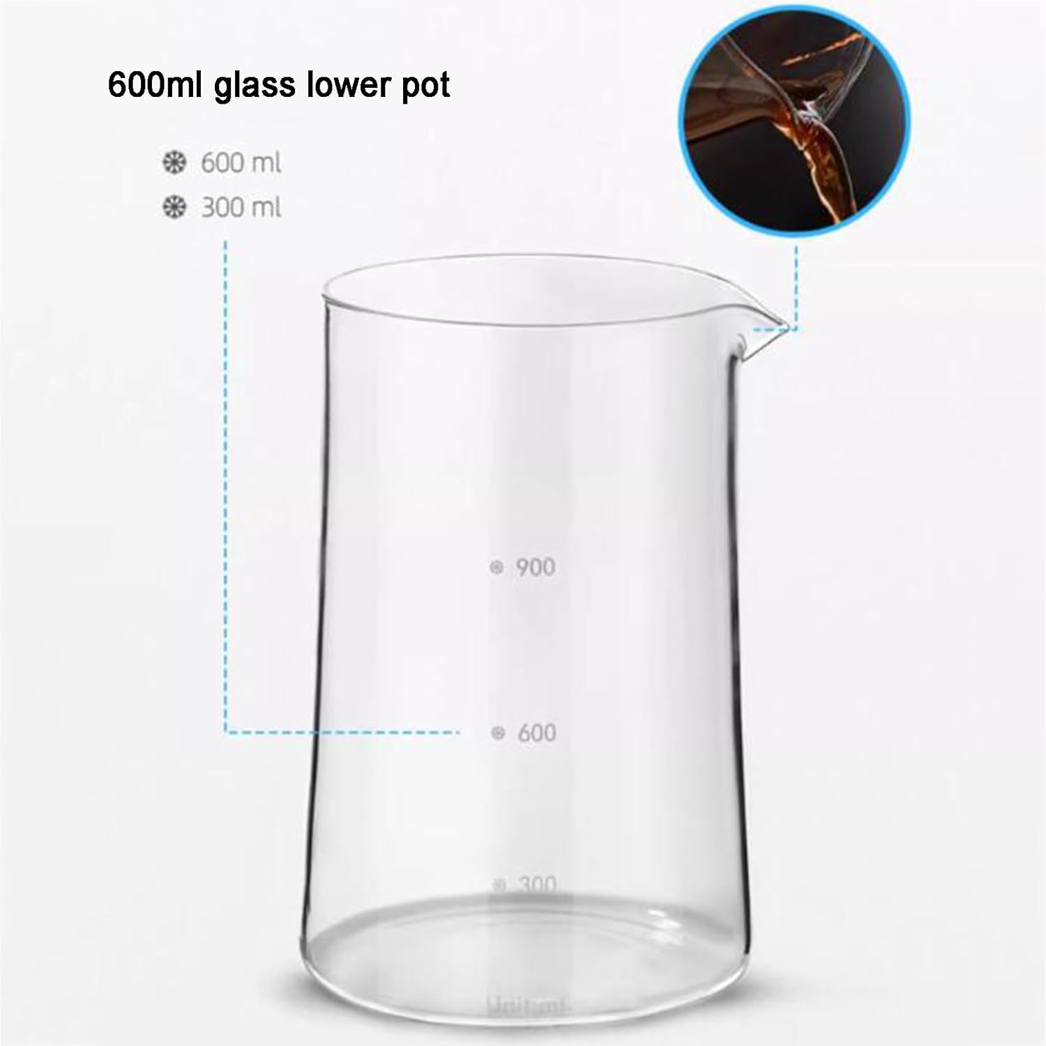 Cold Brew Coffee Maker Tower, Ice Drip Coffee Maker, with Smooth Dripper-Adjustable Water Flow, 300 Mesh Stainless Steel Filter, for Home, Cafe, Office