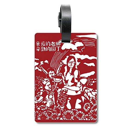 Étiquette de valise en papier chinois pour repérer votre bagage perdu