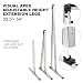 Visual Apex Projector Screens Adjustable Height 33.5" to 54" Extension Stand Legs - One Pair fits All Visual Apex Screen Sizes 100HD - 144HD