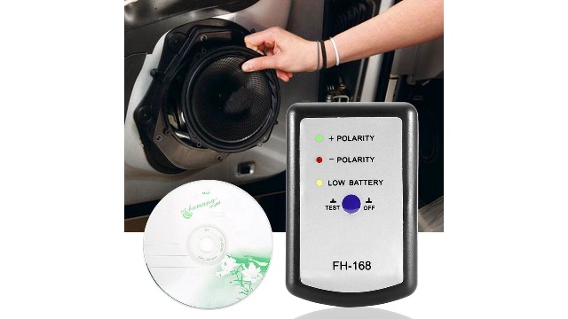 Image of KIMISS Phasemeter for Car Audio, Speaker & Horn Tester, Phase Meter with PH Detection, Portable Sound System Analyzer, Vehicle Stereo Tool