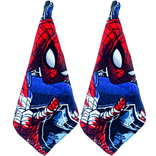 30 X 30Cm Unisex One Size Spiderman Cotton Towel Avengers Cartoon Face Cloth Towel #TOP1
