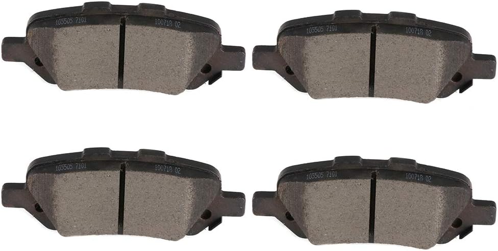 cciyu D1402 Ceramic Rear Brake Pad Set Fit For 2009-2016 For Toyota Venza