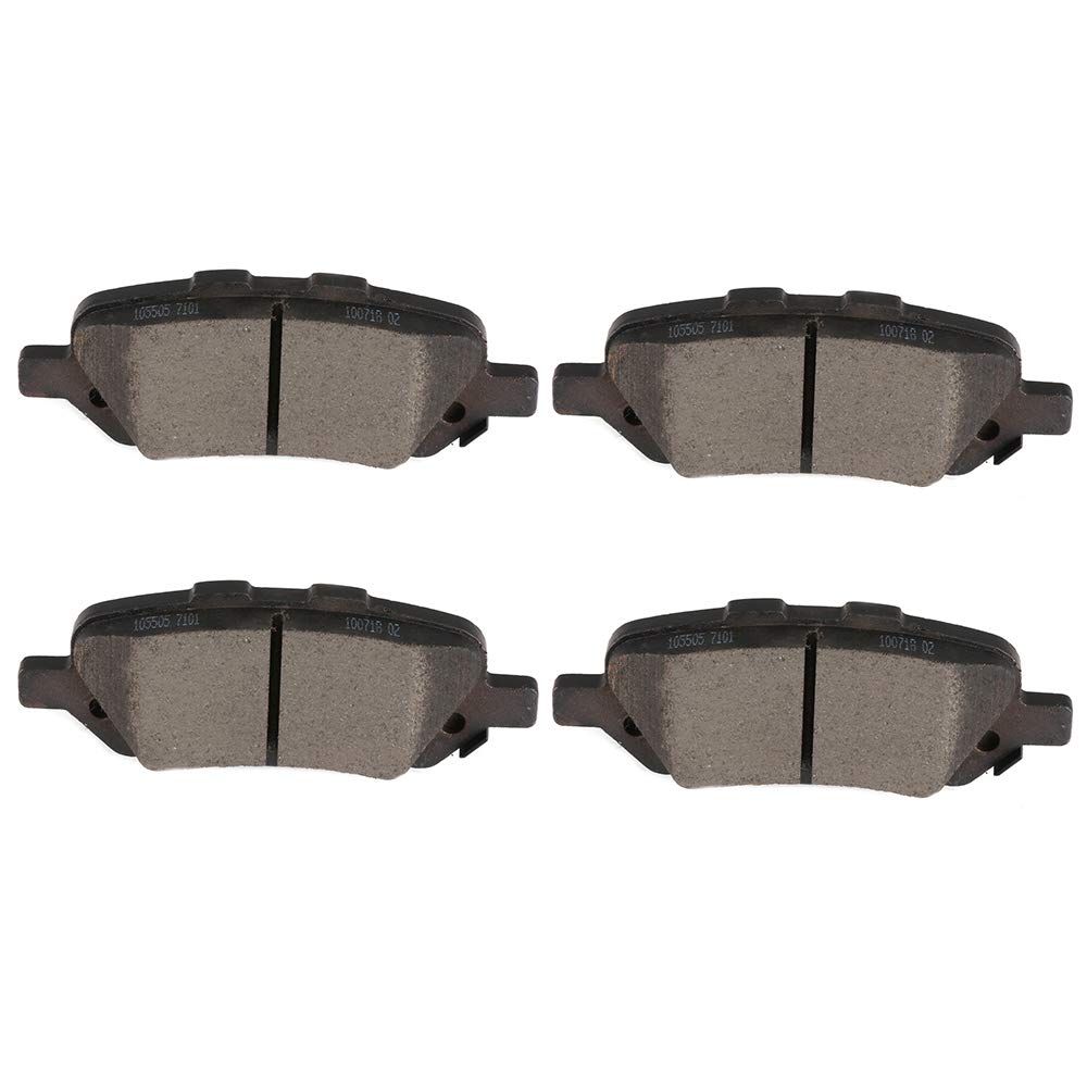 cciyu D1402 Ceramic Rear Brake Pad Set Fit For 2009-2016 For Toyota Venza