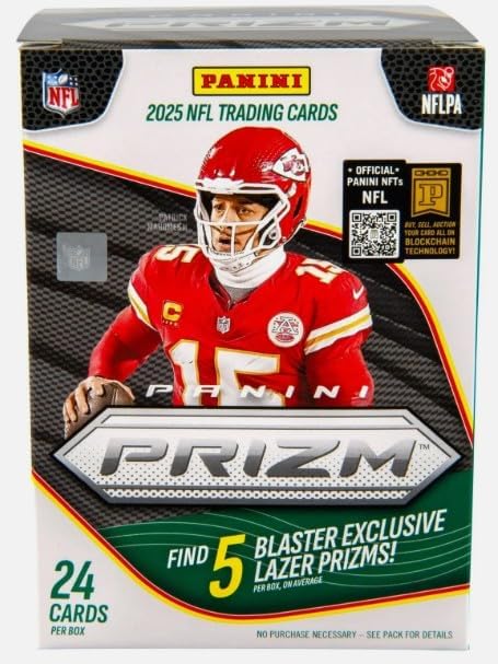 2025 Prizm Football Trading Card Blaster Box