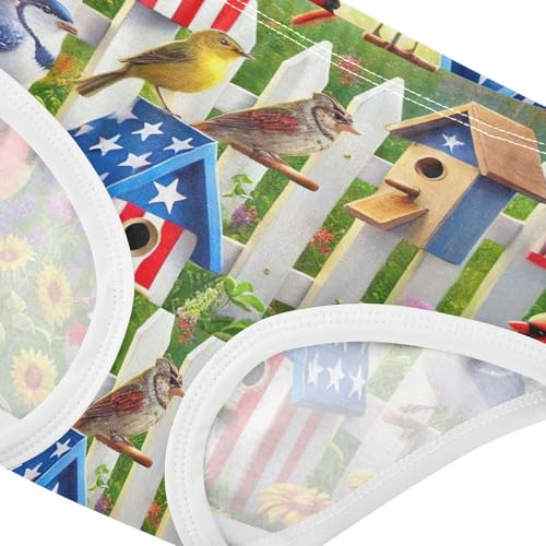 Patriotic Birdhouse Garden Floral Girls Underwear Toddler 2t Cotton Girl Panties Cute Animals Briefs Underpants4