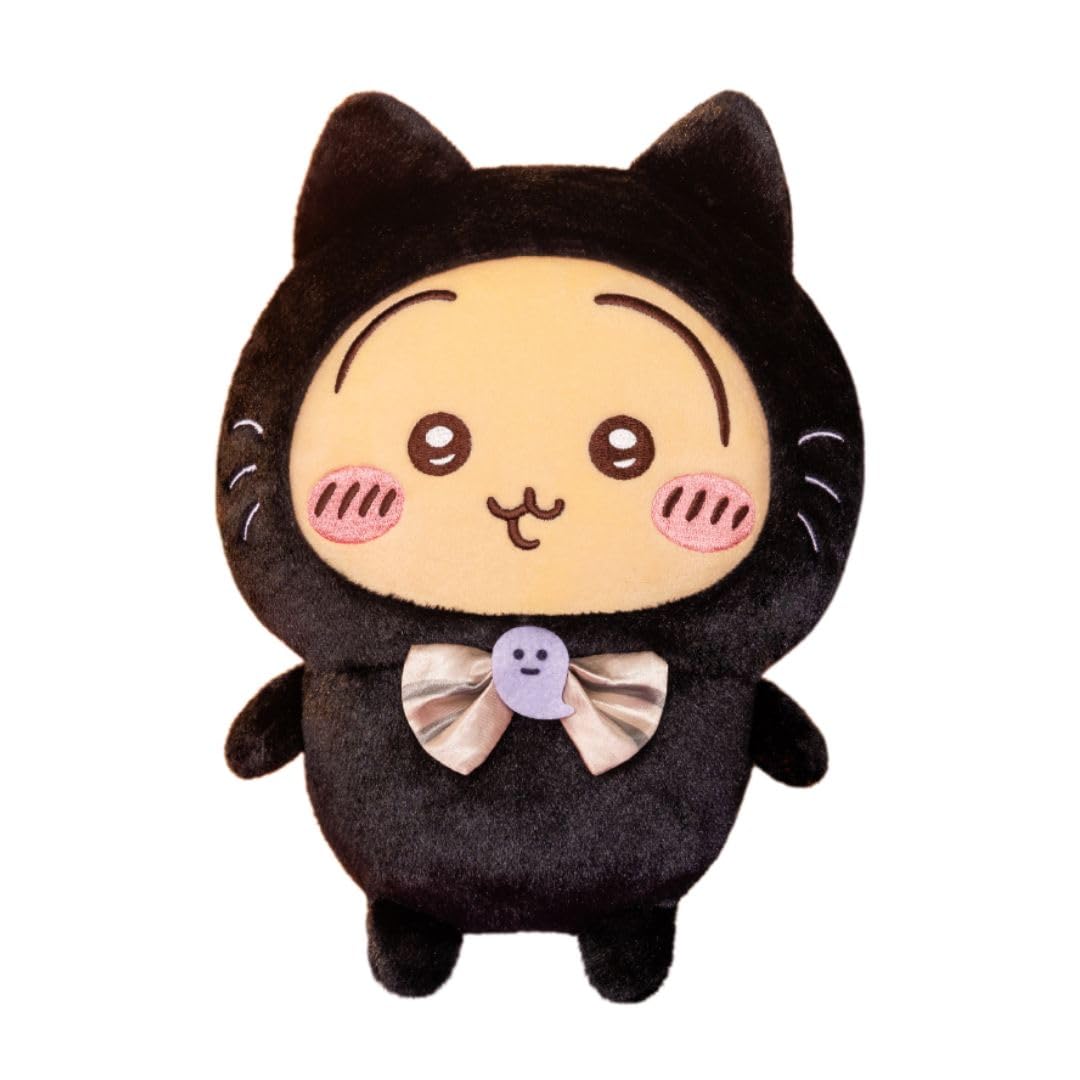 ちいかわ 黒猫のぬいぐるみ 全3種 ビッグ マスコット　セット　ハロウィン Amazon.co.jp: 【公式】ちい'かわ 黒猫のぬいぐるみ ハロウィン