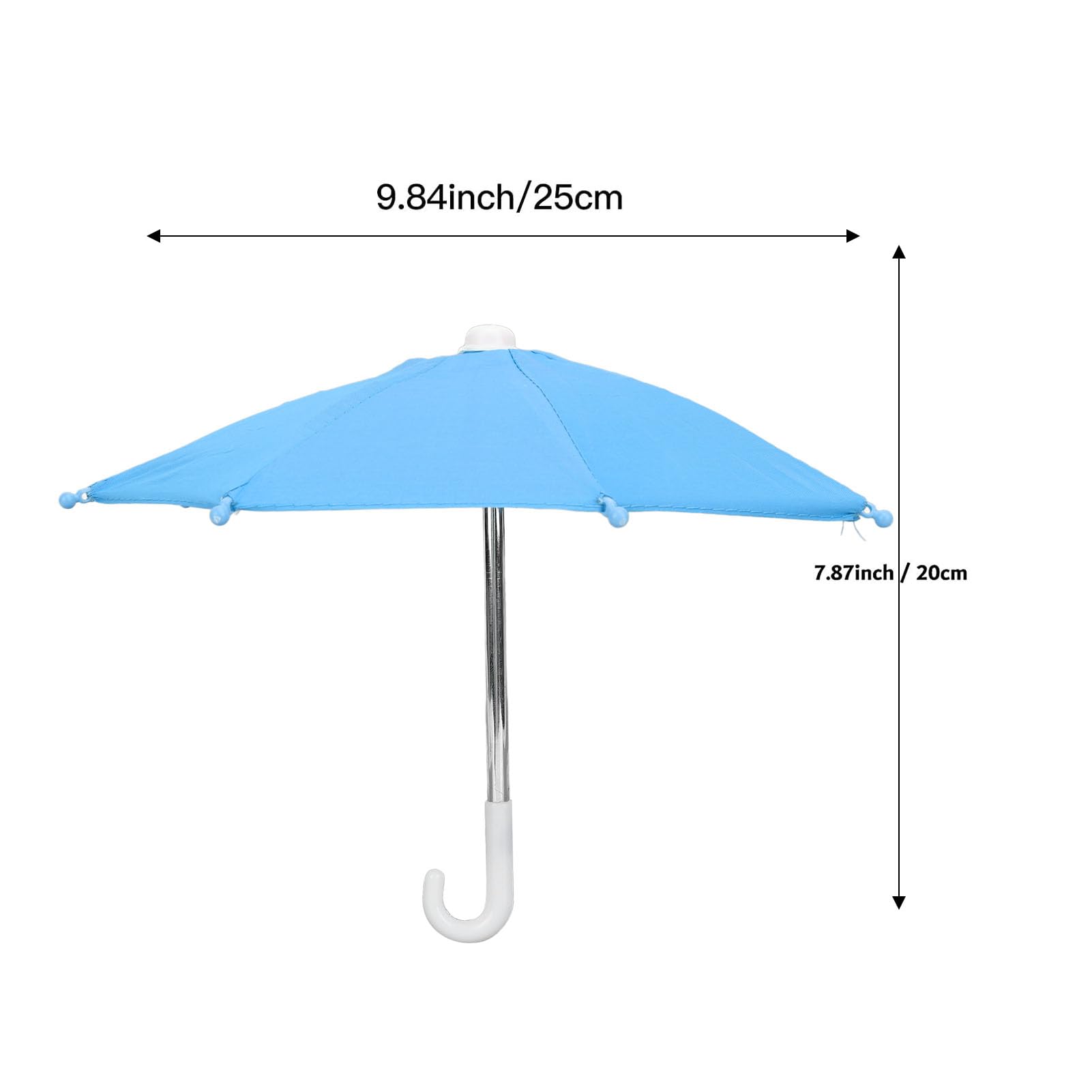 Vvikizy Phone Sun Umbrella, Cute Portable PVC and Metal Phone Umbrella Sun Blocker Cover Universal Phone Umbrella Sun Blocker Cover Viso for Fishing Beach Pool Outdoor Phone