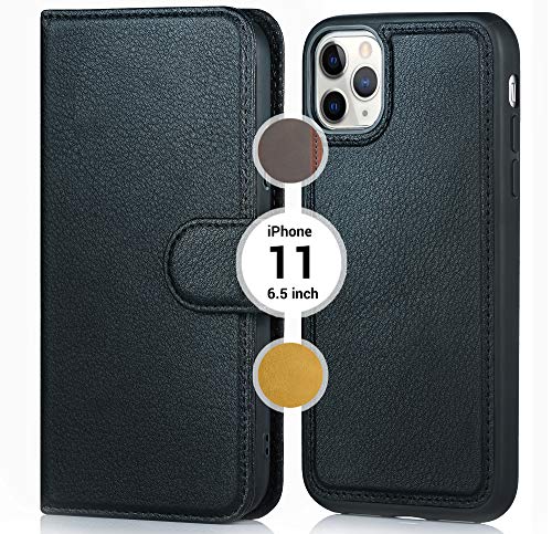 Anklav - iPhone 11 (6.5 inch Pro Max) Leather Wallet Case - Folio