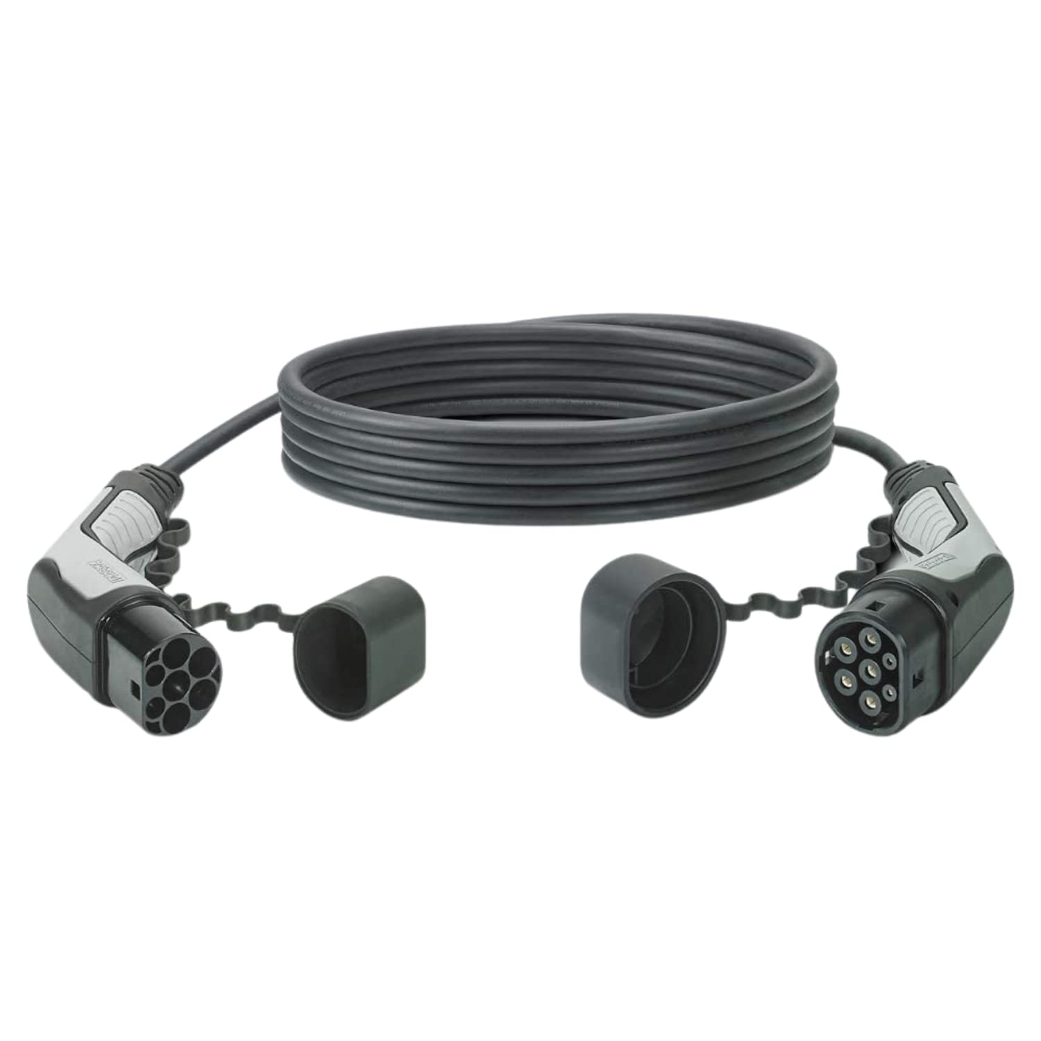 Phoenix Contact Charging Cable Electric Car Type 2 (Mode 3) - EV Charging Cable 1372842 E-Car and Hybrid - Type 2 to Type 2 - German Engineering - Ergonomic and Robust - 3-Phase - 22 kW - Black and