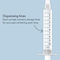 Vista 5 de Gel de blanqueamiento de dientes AuraGlow, peróxido de carbamida al 35%, 3 jeringas de gel, para 30 tratamientos