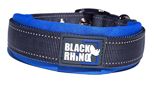 Black Rhino - The Comfort Collar Ultra Soft Neoprene Padded Dog Collar