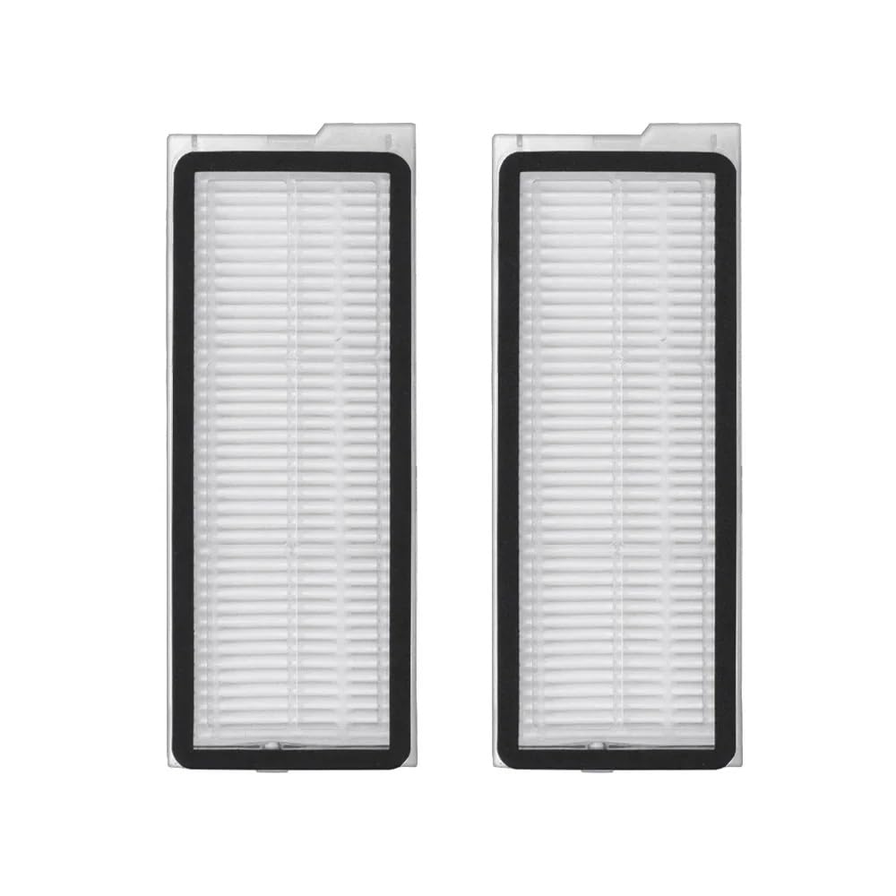 Qklyxr robot vacuum mop cloth Filter, for Roborock, for Q Revo Pro/S/Maxv/Plus Robot Vacuum Cleaner Replacements Accessories Hepa Filters(-2pcs Filters)
