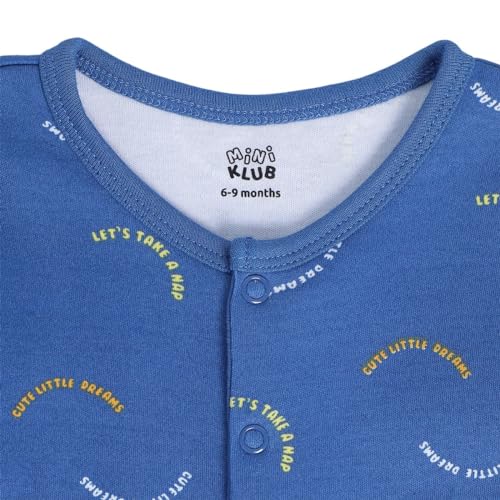 Image of miniklub Boys Pack of 2 Printed Pure Cotton Rompers