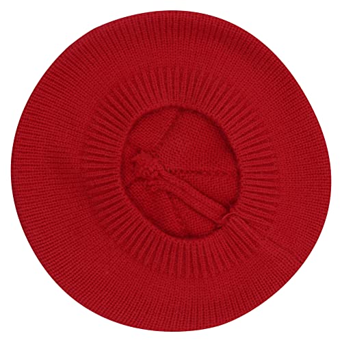 ANKOMINA Baby Winter Warm Knitted Beret Hat Solid Artist Painter Cap Bonnet for Kids Boys Girls4