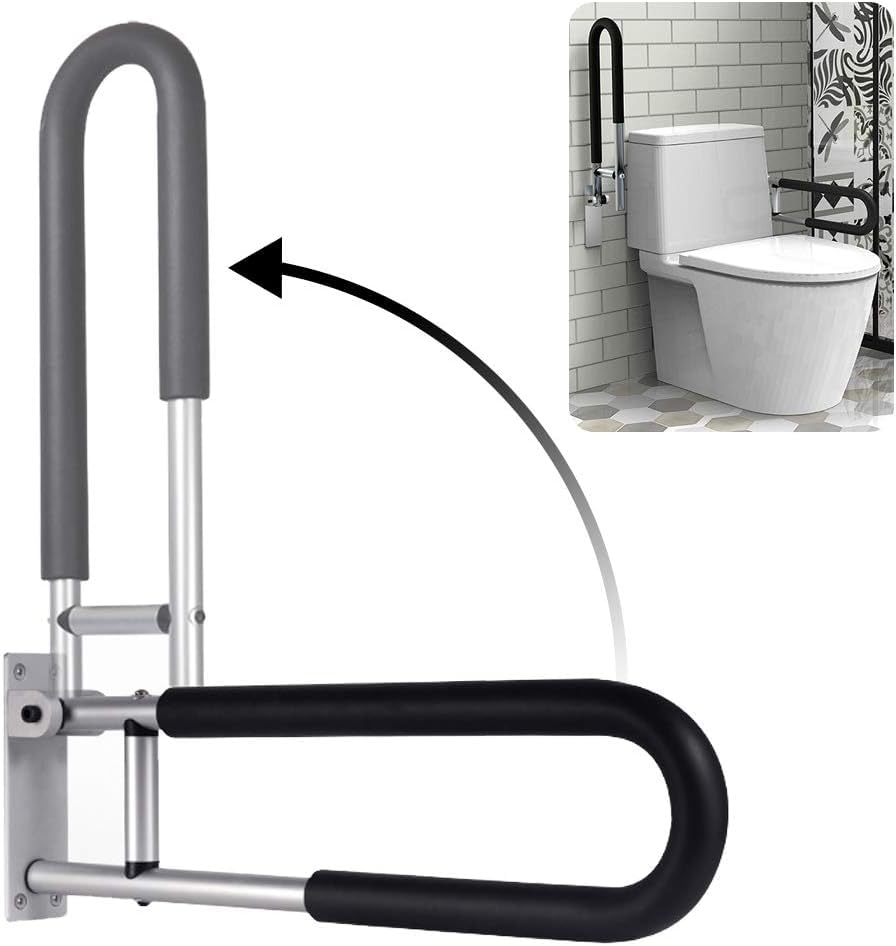 Botabay Handicap Grab Bars Rails 29.5 Inch Toilet Handrails Bathroom Safety Bar Hand Support Rail Handicapped Handrail Accessories for Seniors Elderly Disabled Mounted Bath Grips