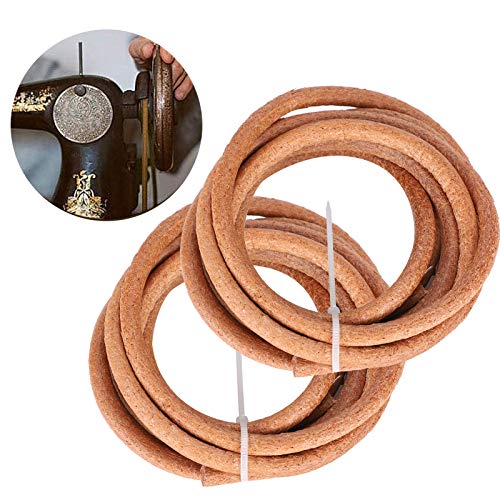 2Pcs couro máquina de costura correia de acionamento de couro esteira correia de costura acessórios