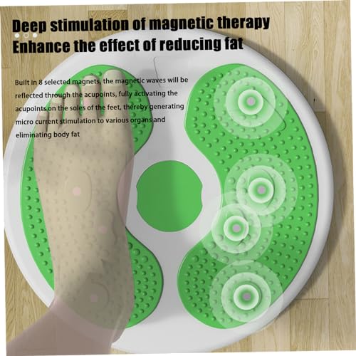 Ab cintura torção, placa de disco para exercício massagem nos pés torção para fitness perder peso eq