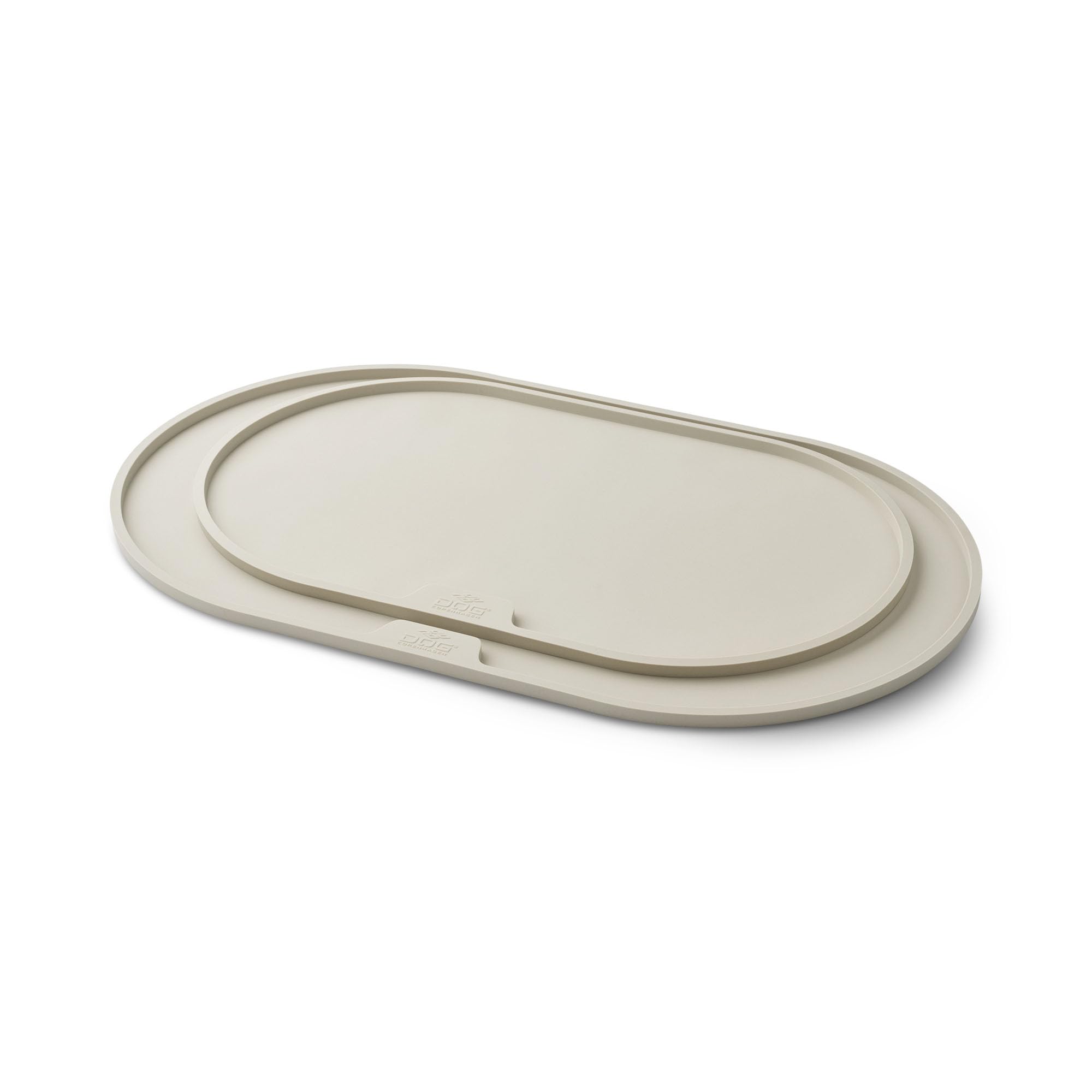 DOG Copenhagen Tapis de gamelle pour Chien - Tapis d'alimentation en Silicone - Tapis de Bol Imperméable et antidérapant, Racing Green, M