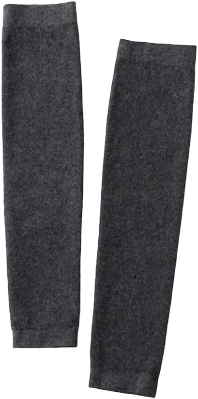 Women's 100% Cashmere Leg Warmers Winter Knit Warm Soft Boot Gaiter High Knee Sleeve Boot Topper Stocking